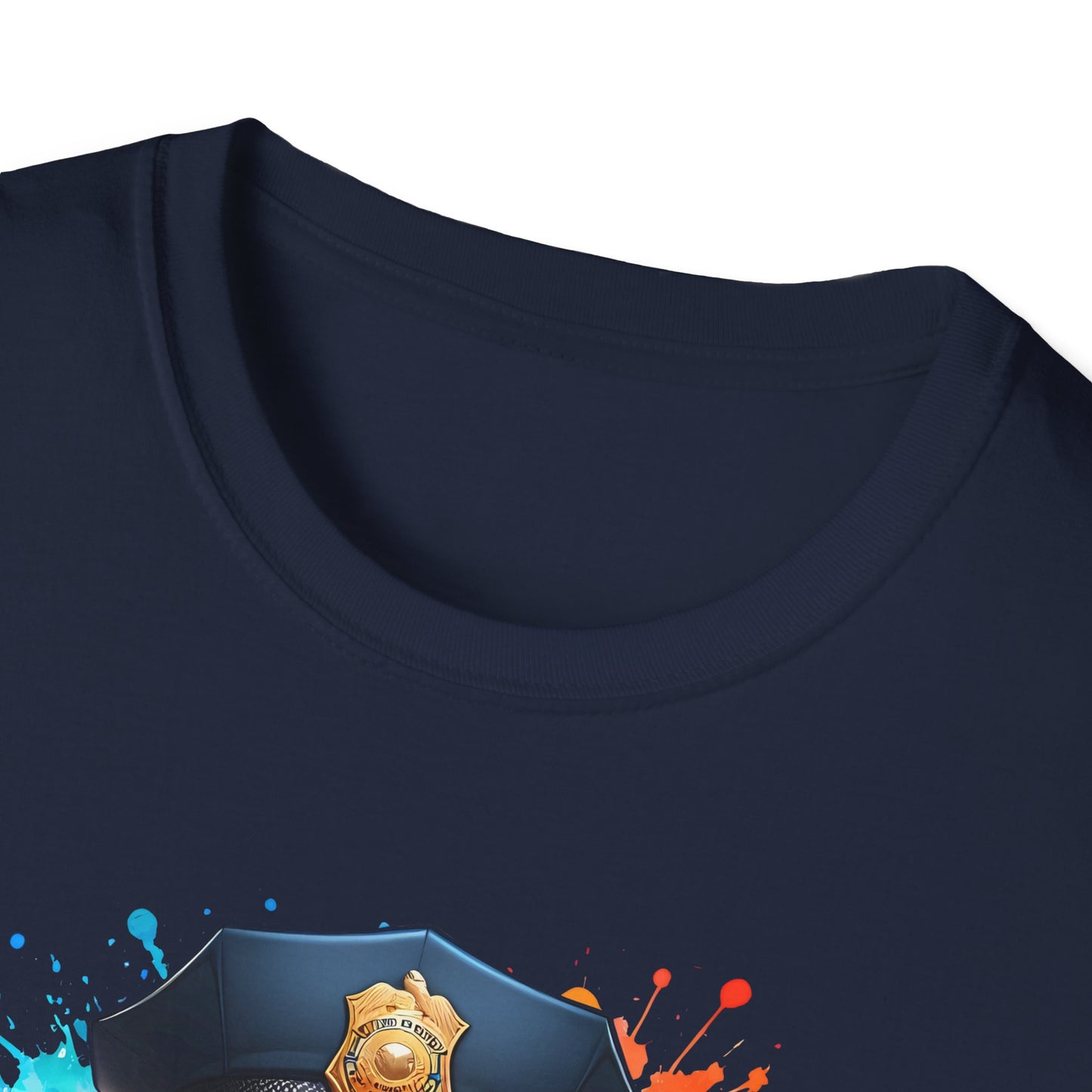 Police Bear Graphic T-Shirt, Cute animal tee, Unisex casual wear, Gift for animal lovers, Fun shirt for kids and adults
