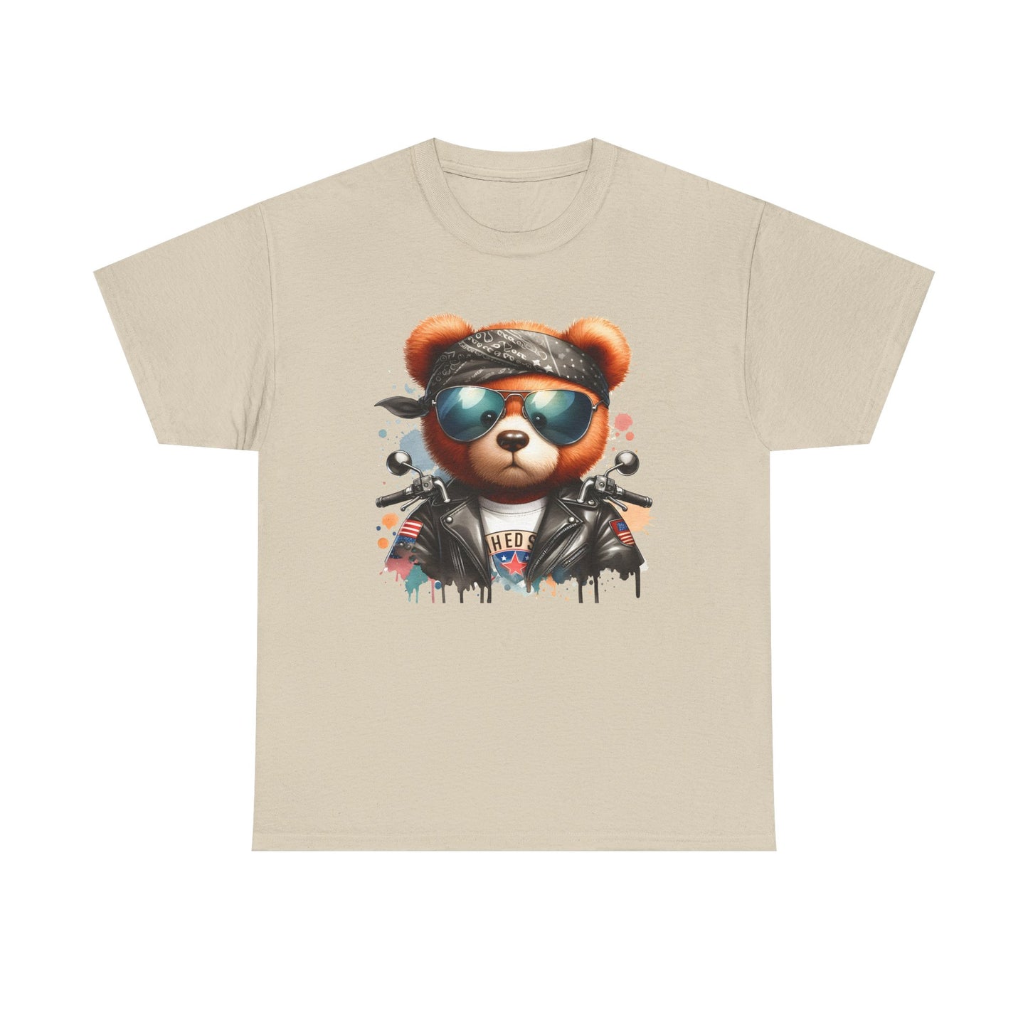 Cool Teddy Graphic Tee | Unisex Heavy Cotton Tee | Trendy, Casual Wear, Gift for Friends, Music Festivals, Summer Vibes