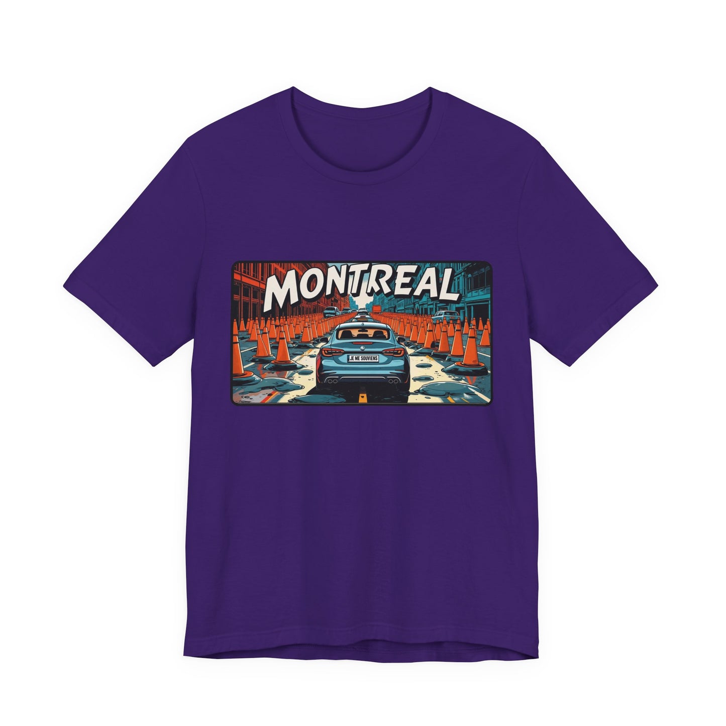 Montreal Graphic Tee - Unisex Jersey T-Shirt for Travelers, City Lovers, Travel Gifts, Streetwear, Montreal Souvenir