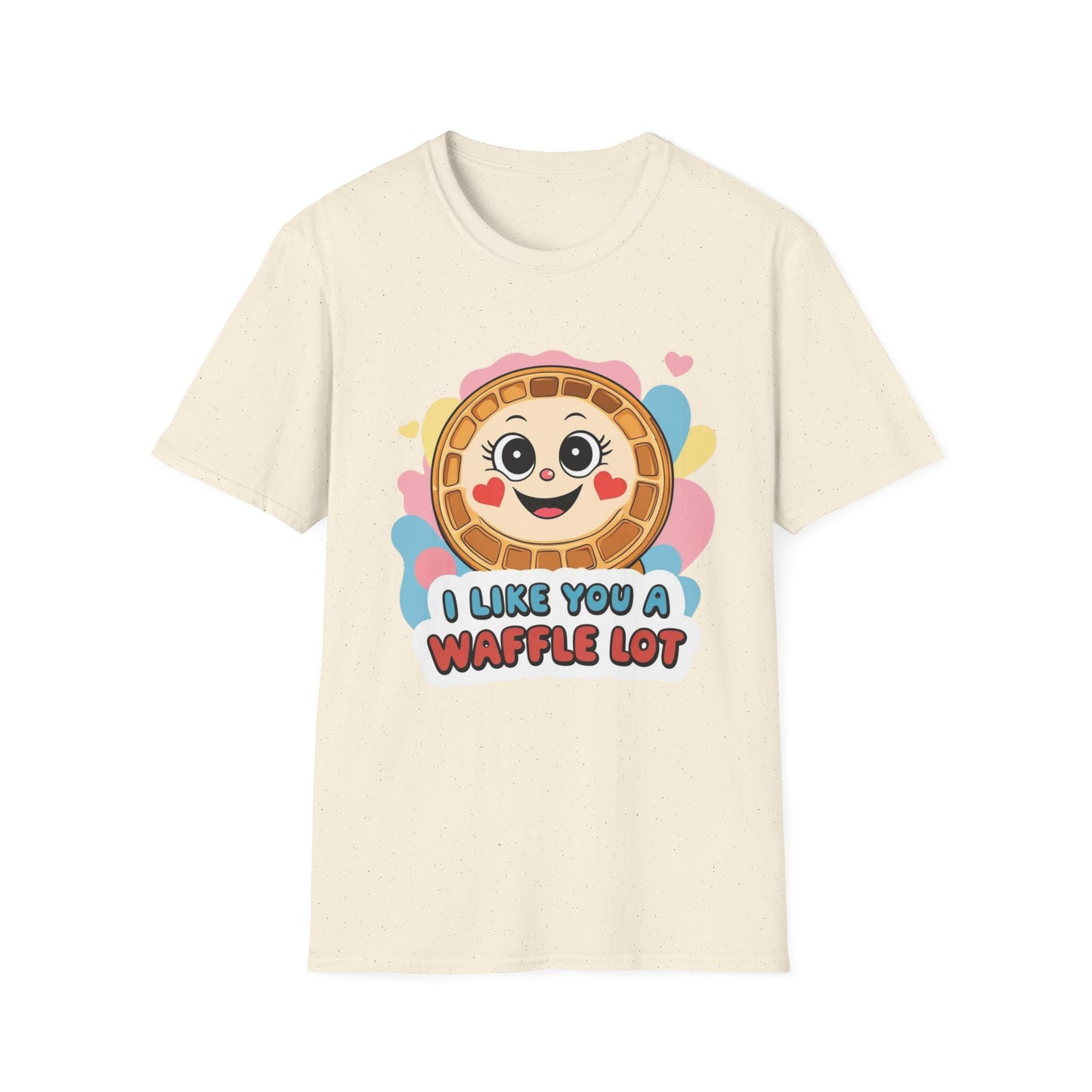 I Like You A Waffle Lot Funny Unisex T-Shirt – Cute Breakfast Pun Tee for Waffle Lovers