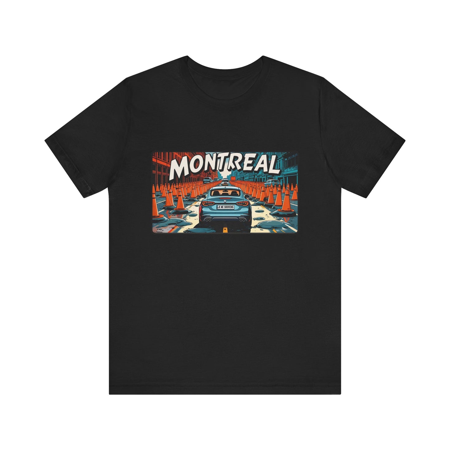 Montreal Graphic Tee - Unisex Jersey T-Shirt for Travelers, City Lovers, Travel Gifts, Streetwear, Montreal Souvenir