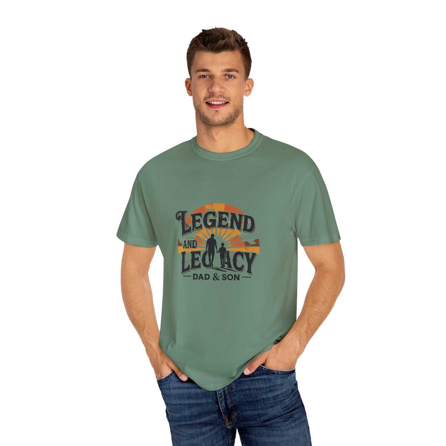 Legend and Legacy Dad & Son T-Shirt - Unisex Gift for Father’s Day, Family Bonding, Nostalgic Apparel, Casual Wear