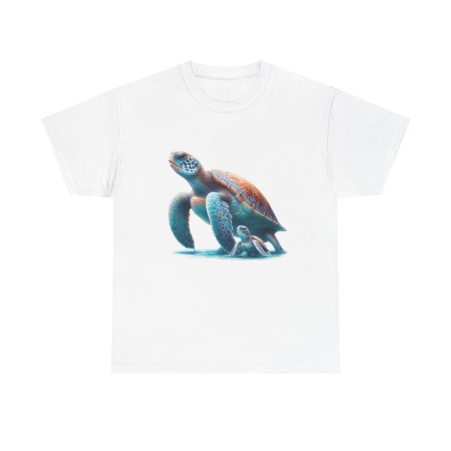 Turtle Adventure Unisex Tee | Ocean-Inspired Cotton Shirt, Nature Lover Gift, Beach Day Outfit, Cute Animal Tee, Eco-Friendly Fashion