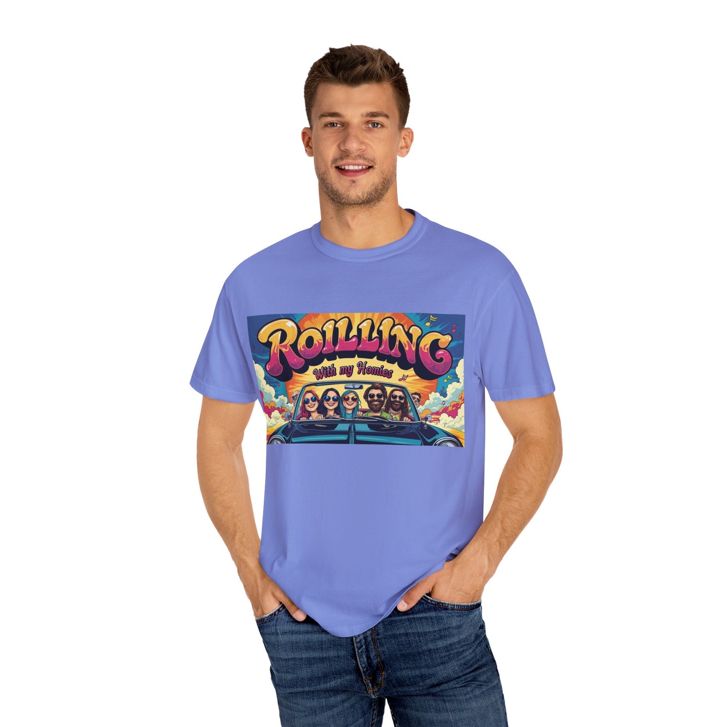 Road Trip Vibes Unisex T-Shirt, Vintage Graphic Tee, Summer Outfit, Gift for Friends, Fun Road Trip Shirt