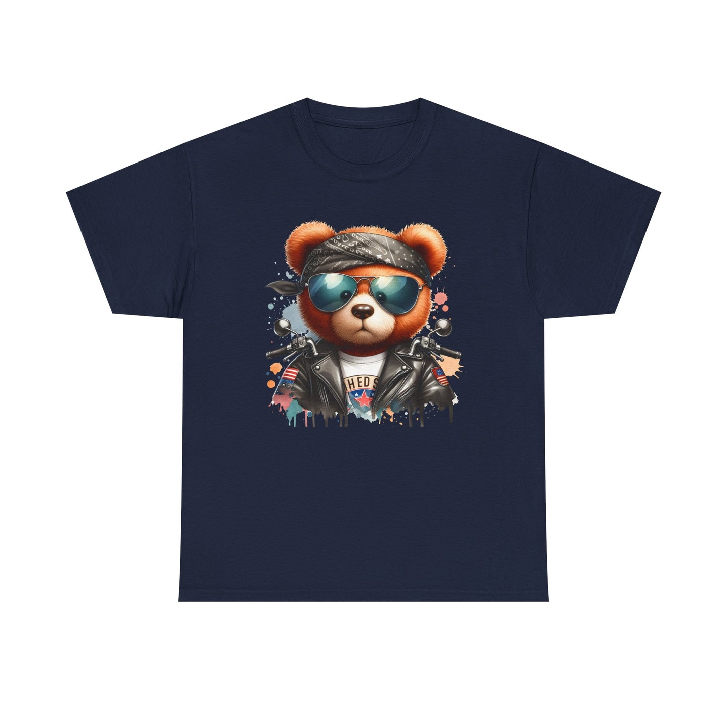 Cool Teddy Graphic Tee | Unisex Heavy Cotton Tee | Trendy, Casual Wear, Gift for Friends, Music Festivals, Summer Vibes