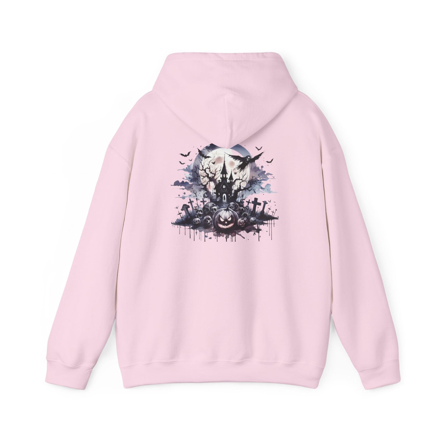 Spooky Halloween Hoodie, personalized Unisex Sweatshirt, Cozy Fall Apparel, Perfect for Trick or Treating, Seasonal Gift, Ghostly Design