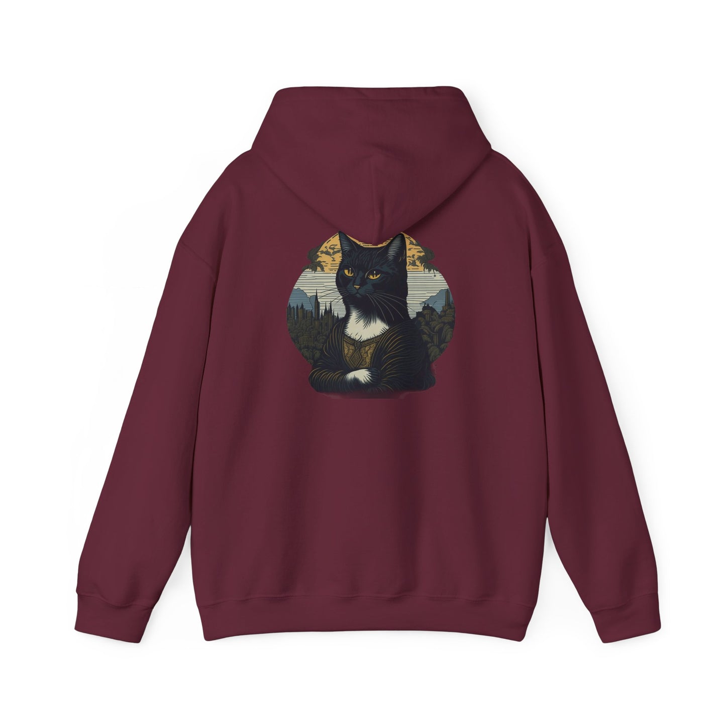 Cozy Cat-Themed personalized Unisex Hooded Sweatshirt, Perfect Gift for Cat Lovers, Casual Wear, Animal Lover Apparel, Hoodie for All Seasons