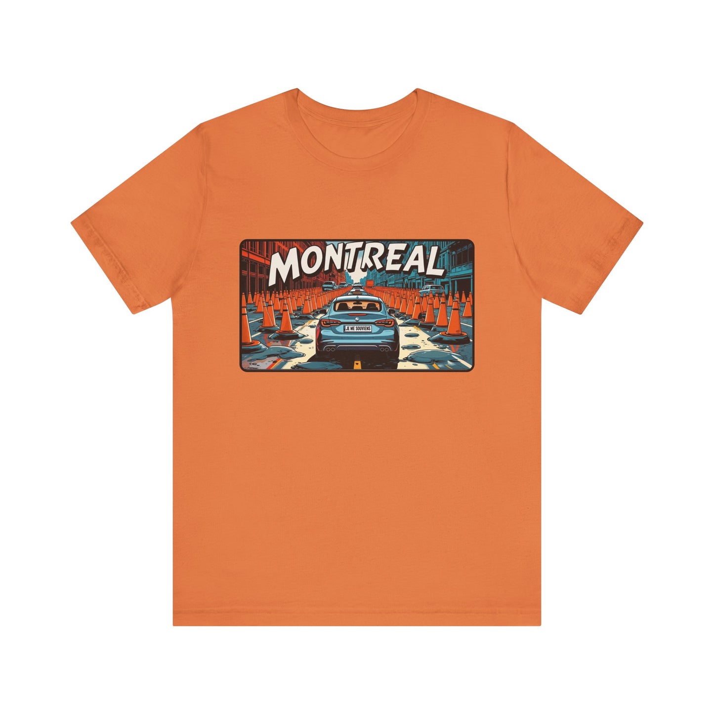 Montreal Graphic Tee - Unisex Jersey T-Shirt for Travelers, City Lovers, Travel Gifts, Streetwear, Montreal Souvenir