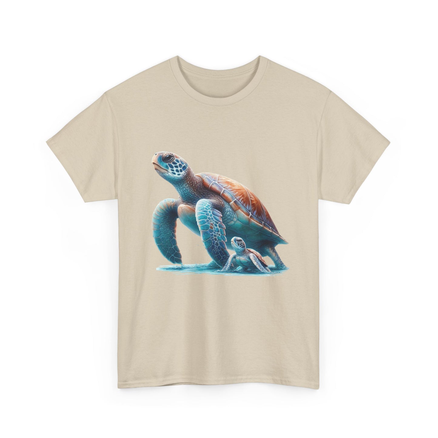 Turtle Adventure Unisex Tee | Ocean-Inspired Cotton Shirt, Nature Lover Gift, Beach Day Outfit, Cute Animal Tee, Eco-Friendly Fashion