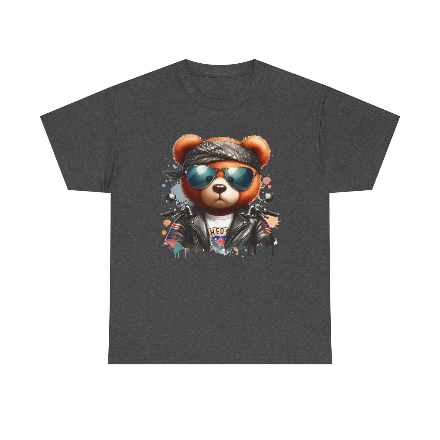 Cool Teddy Graphic Tee | Unisex Heavy Cotton Tee | Trendy, Casual Wear, Gift for Friends, Music Festivals, Summer Vibes