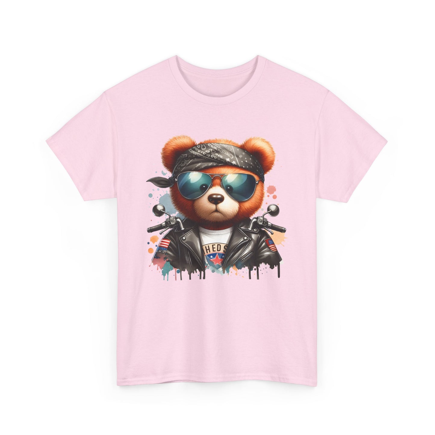 Cool Teddy Graphic Tee | Unisex Heavy Cotton Tee | Trendy, Casual Wear, Gift for Friends, Music Festivals, Summer Vibes