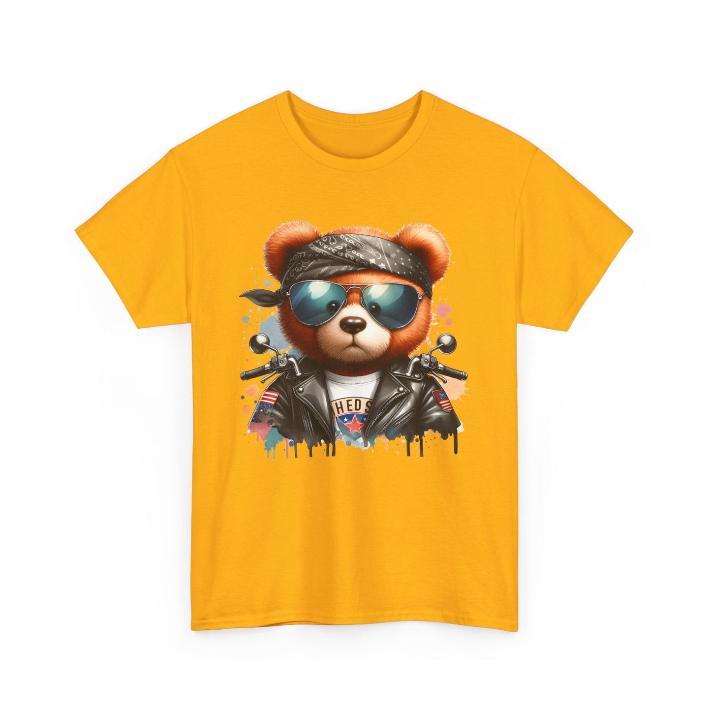 Cool Teddy Graphic Tee | Unisex Heavy Cotton Tee | Trendy, Casual Wear, Gift for Friends, Music Festivals, Summer Vibes
