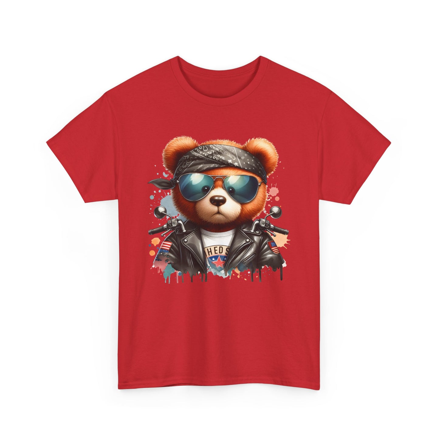 Cool Teddy Graphic Tee | Unisex Heavy Cotton Tee | Trendy, Casual Wear, Gift for Friends, Music Festivals, Summer Vibes