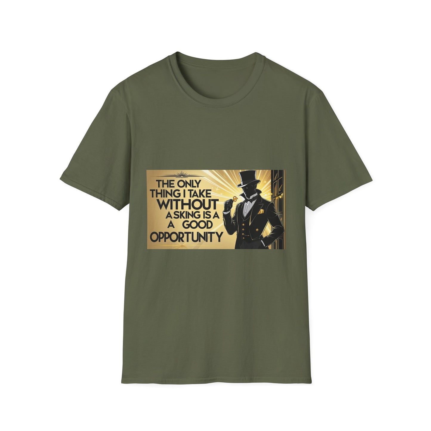 Opportunity Quote T-Shirt, Motivational Tee, Unisex Graphic Shirt, Gift for Dreamers, Casual Wear, Inspirational Apparel