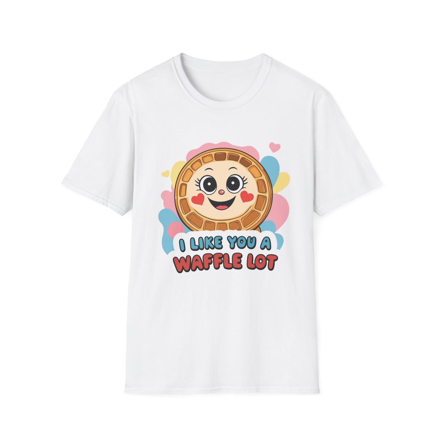 I Like You A Waffle Lot Funny Unisex T-Shirt – Cute Breakfast Pun Tee for Waffle Lovers