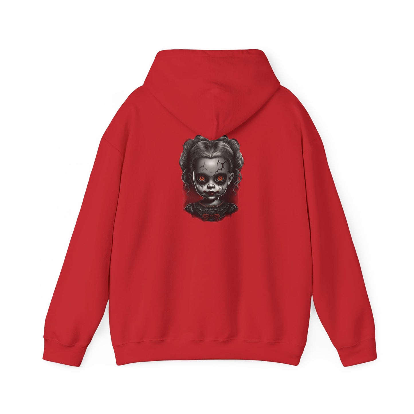 Spooky Horror personalized Unisex Hooded Sweatshirt, Graphic Hoodie, Halloween Apparel, Dark Fantasy, Unique Gift for Horror Lovers