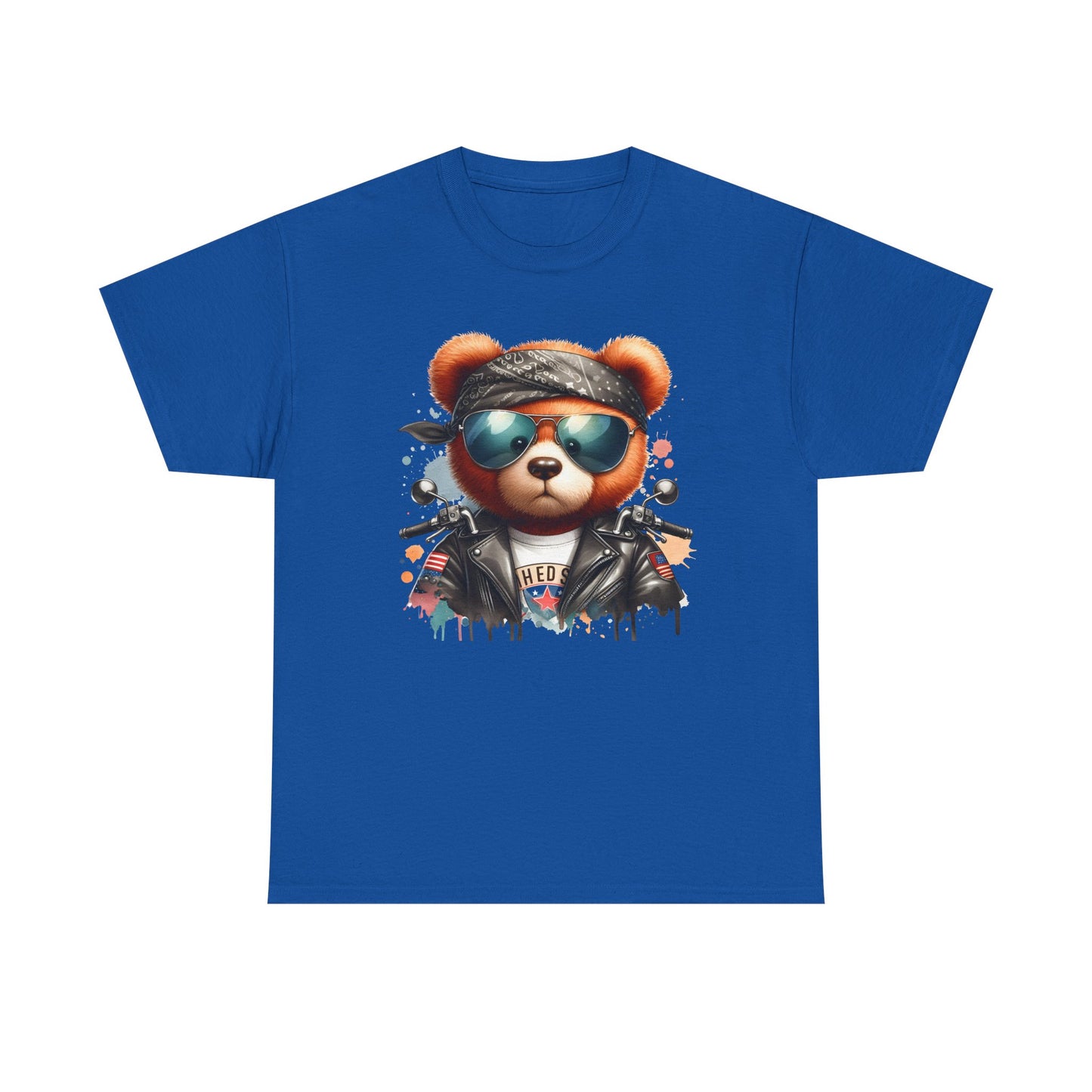Cool Teddy Graphic Tee | Unisex Heavy Cotton Tee | Trendy, Casual Wear, Gift for Friends, Music Festivals, Summer Vibes