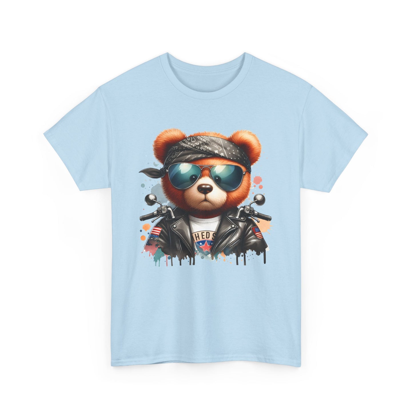 Cool Teddy Graphic Tee | Unisex Heavy Cotton Tee | Trendy, Casual Wear, Gift for Friends, Music Festivals, Summer Vibes