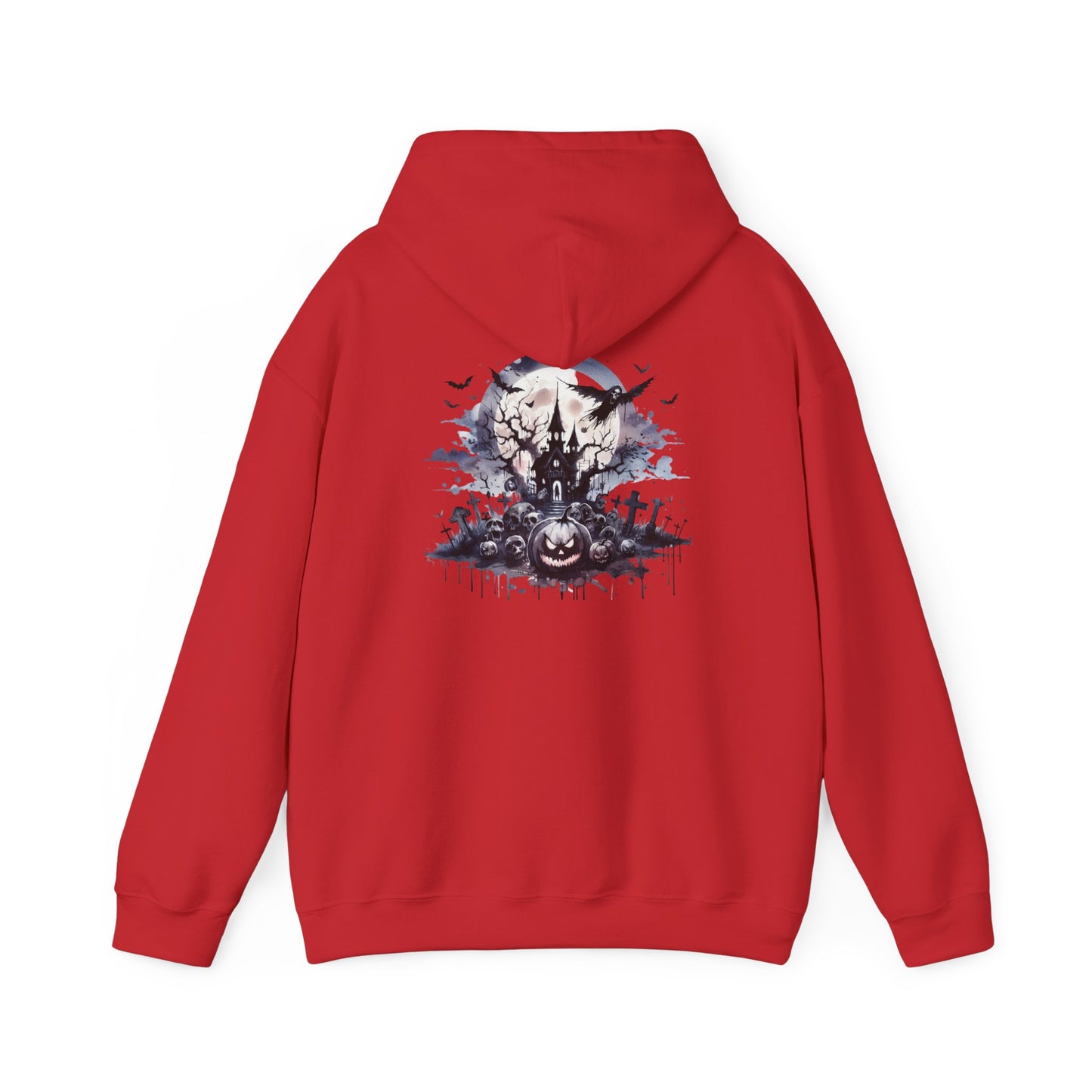 Spooky Halloween Hoodie, personalized Unisex Sweatshirt, Cozy Fall Apparel, Perfect for Trick or Treating, Seasonal Gift, Ghostly Design