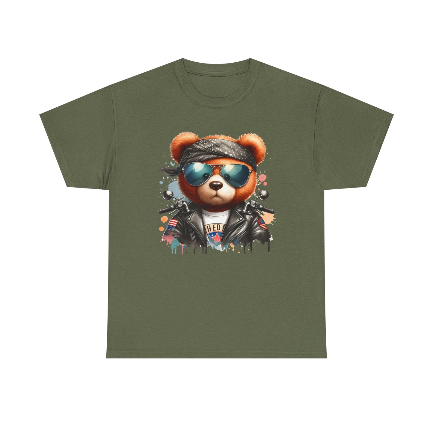 Cool Teddy Graphic Tee | Unisex Heavy Cotton Tee | Trendy, Casual Wear, Gift for Friends, Music Festivals, Summer Vibes