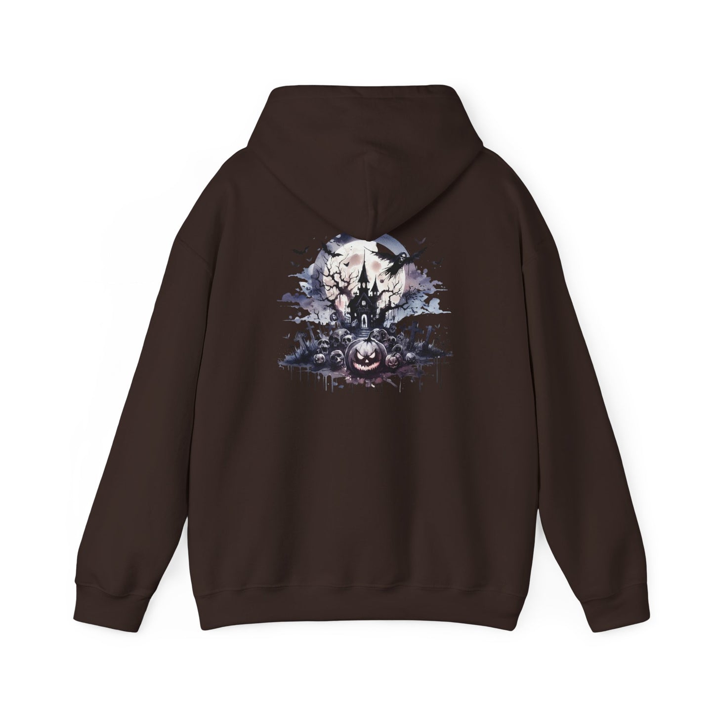 Spooky Halloween Hoodie, personalized Unisex Sweatshirt, Cozy Fall Apparel, Perfect for Trick or Treating, Seasonal Gift, Ghostly Design