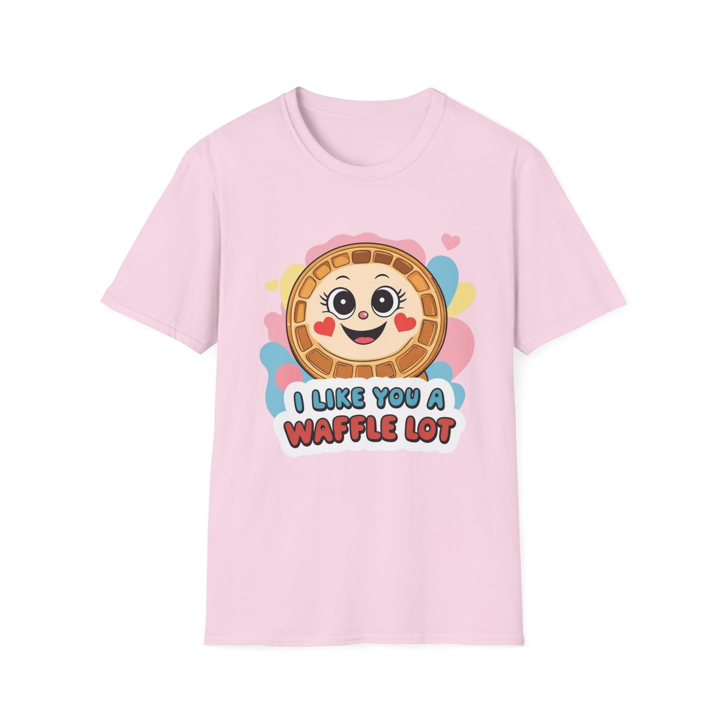 I Like You A Waffle Lot Funny Unisex T-Shirt – Cute Breakfast Pun Tee for Waffle Lovers