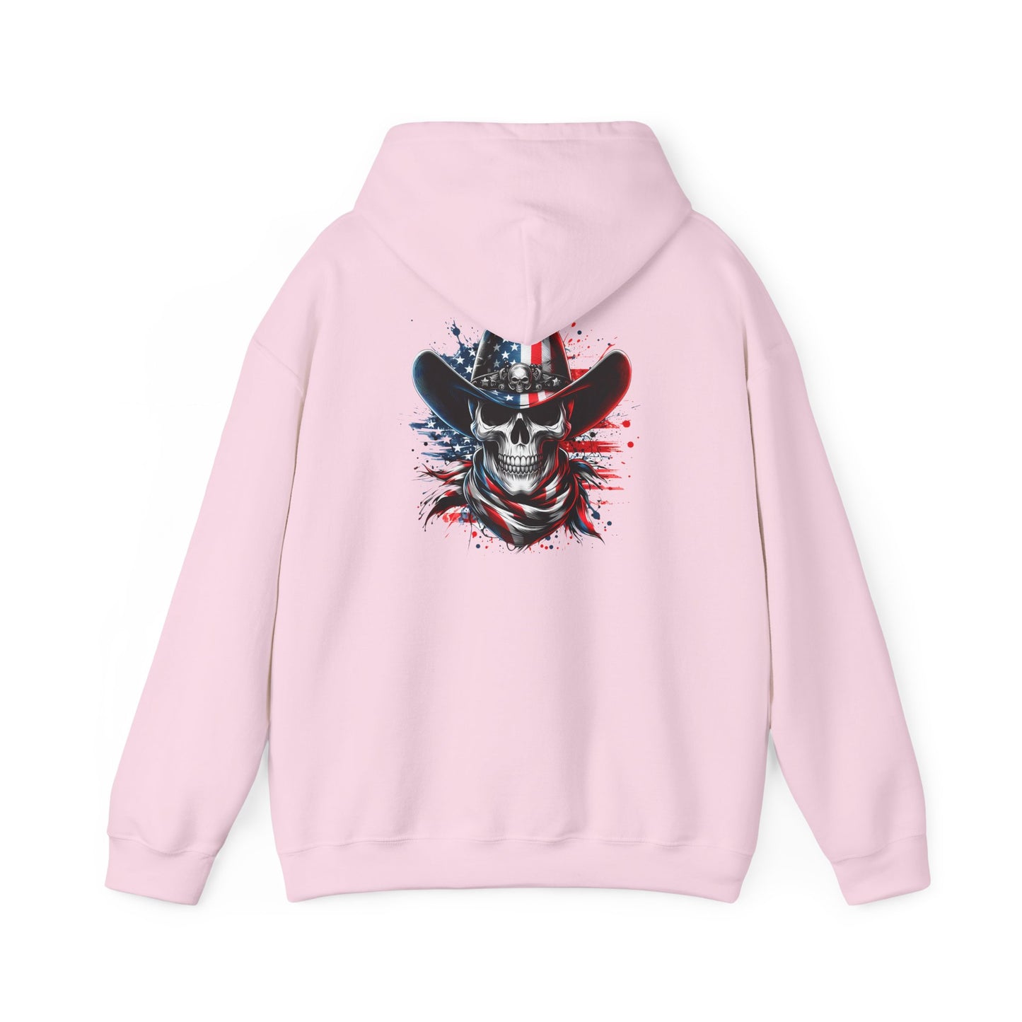 Patriotic Skull Hoodie Skull Sweatshirt, Halloween Sweatshirt