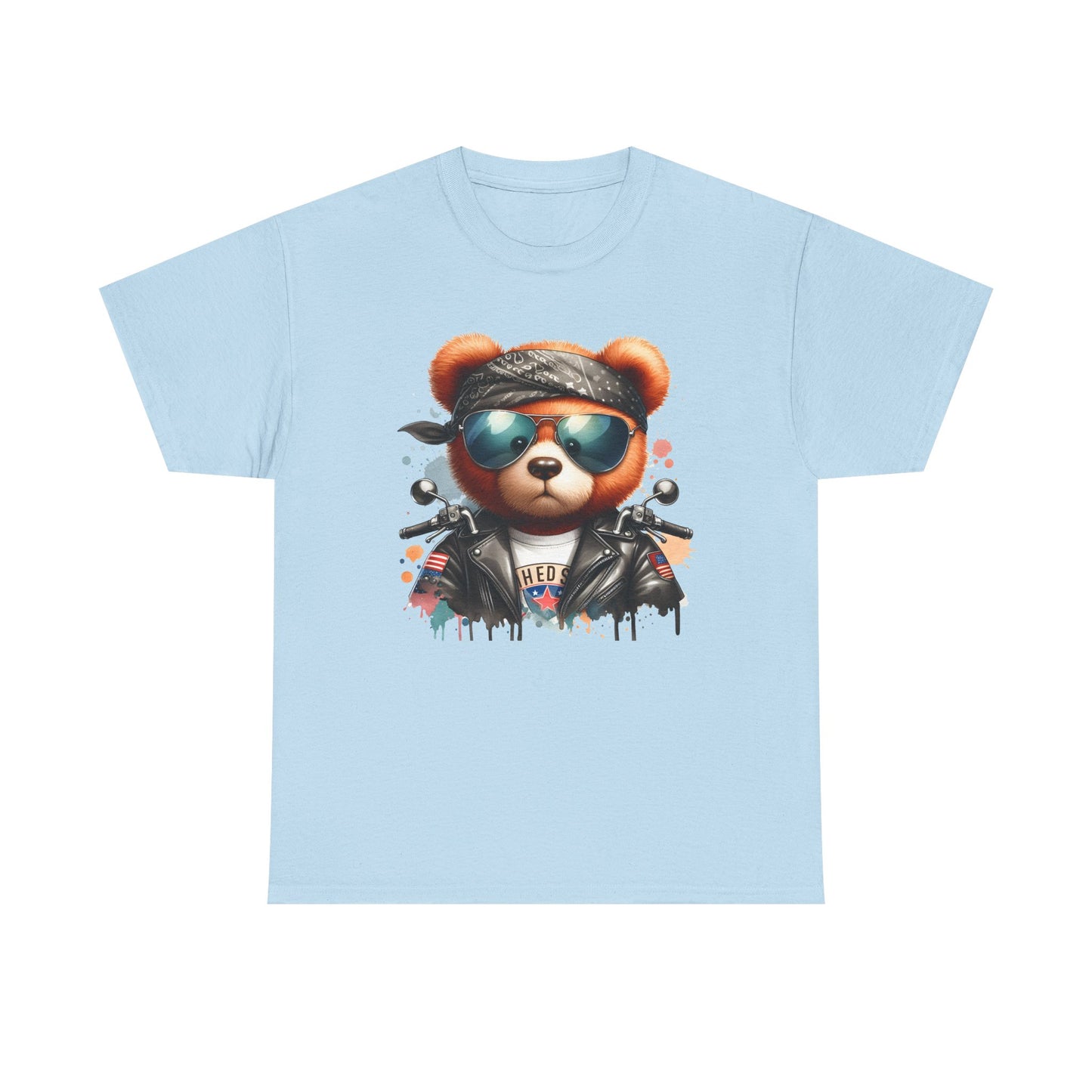 Cool Teddy Graphic Tee | Unisex Heavy Cotton Tee | Trendy, Casual Wear, Gift for Friends, Music Festivals, Summer Vibes