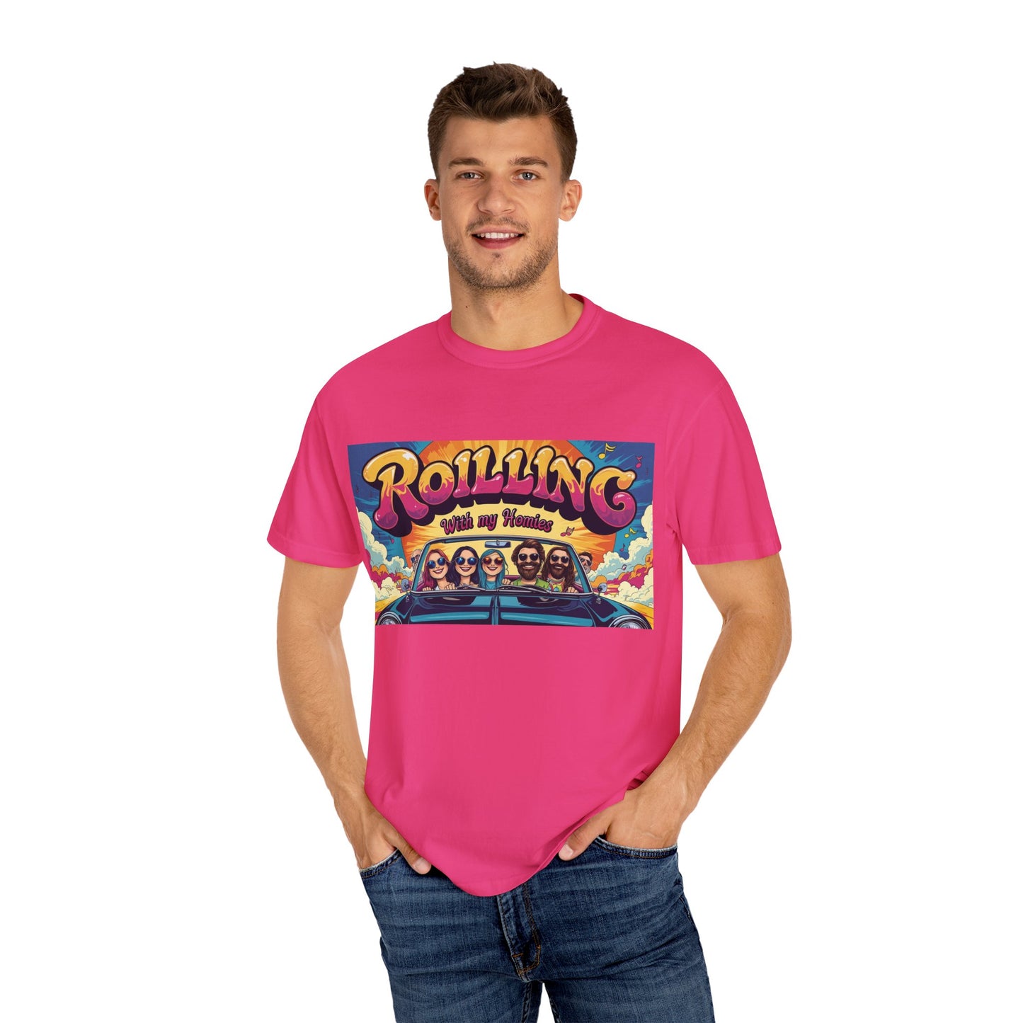 Road Trip Vibes Unisex T-Shirt, Vintage Graphic Tee, Summer Outfit, Gift for Friends, Fun Road Trip Shirt