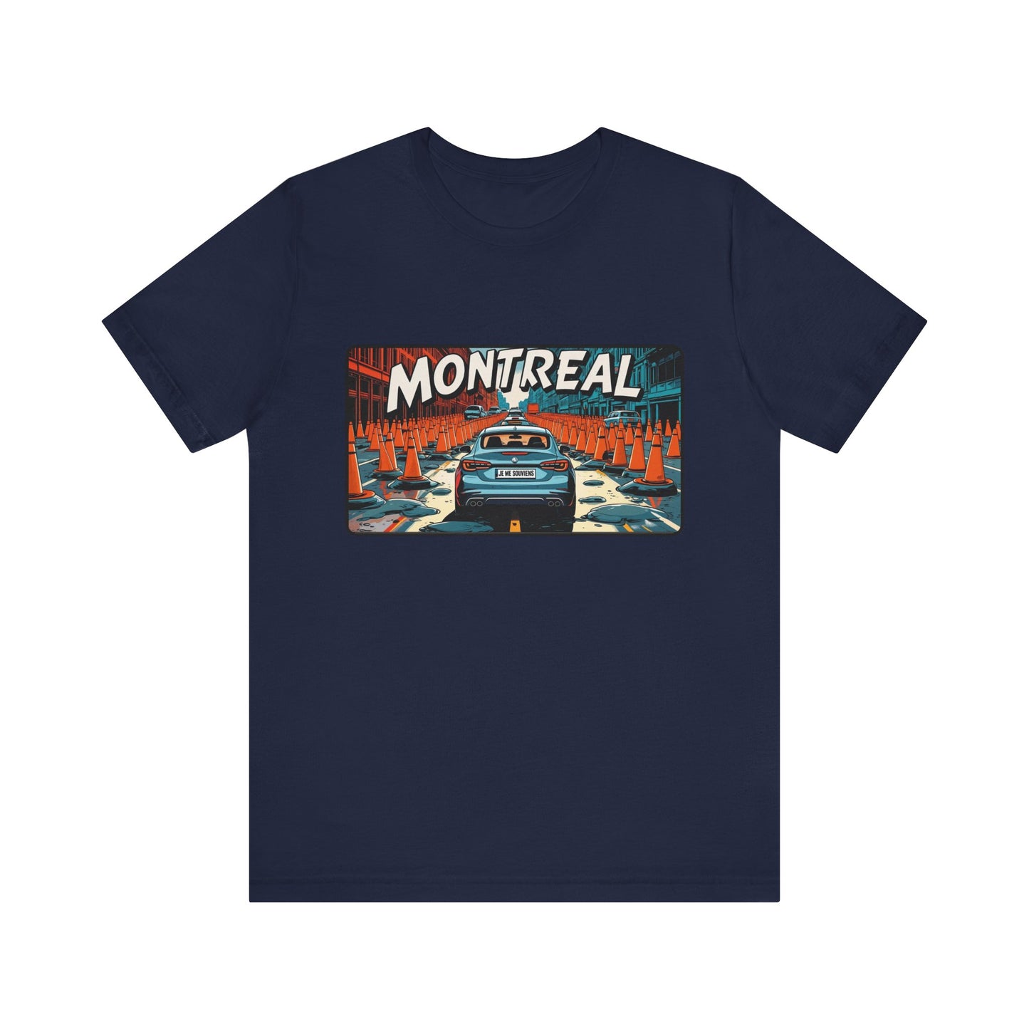 Montreal Graphic Tee - Unisex Jersey T-Shirt for Travelers, City Lovers, Travel Gifts, Streetwear, Montreal Souvenir