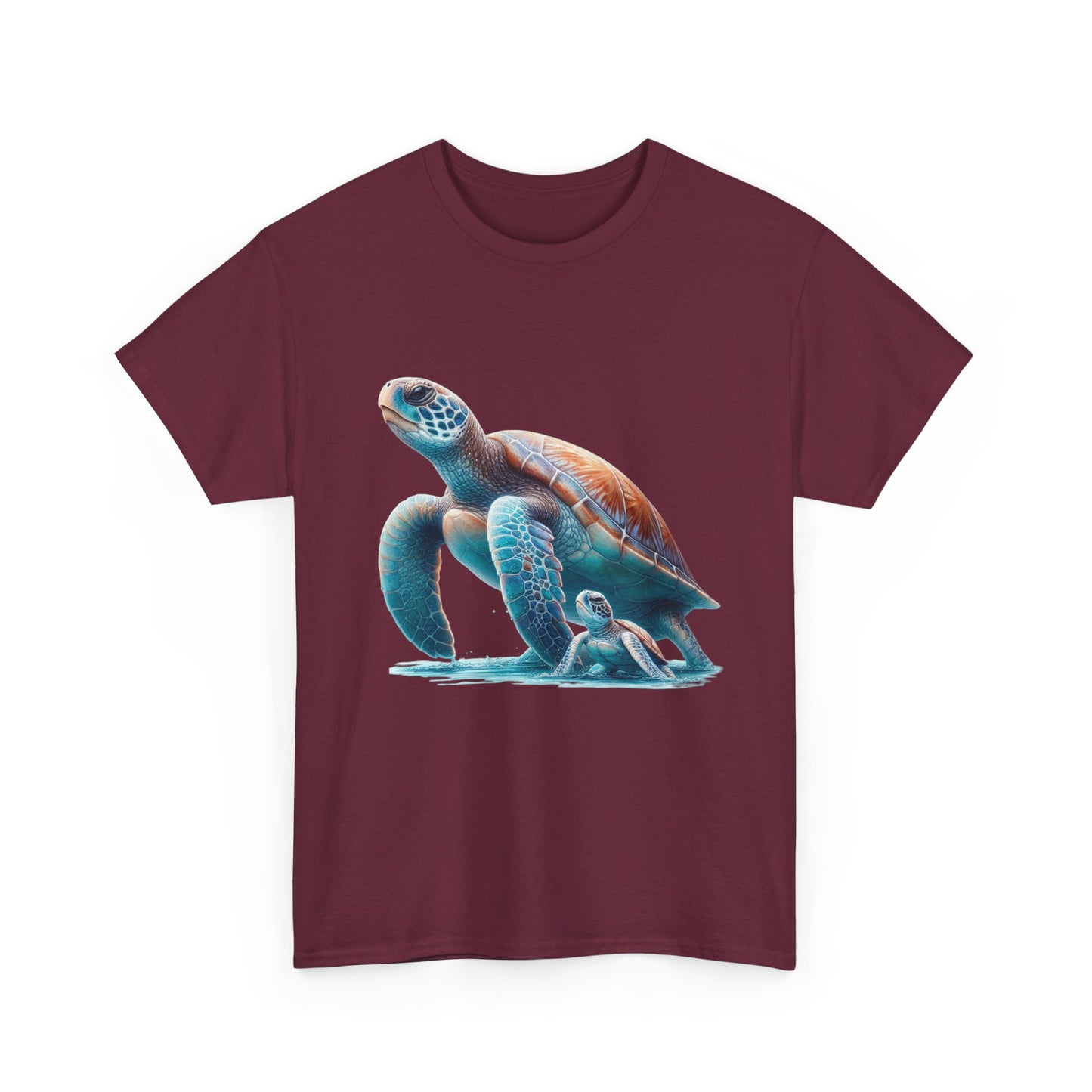 Turtle Adventure Unisex Tee | Ocean-Inspired Cotton Shirt, Nature Lover Gift, Beach Day Outfit, Cute Animal Tee, Eco-Friendly Fashion