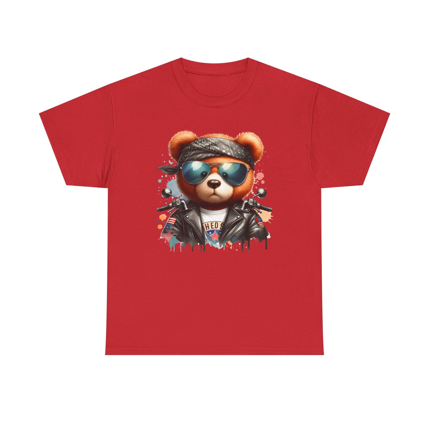 Cool Teddy Graphic Tee | Unisex Heavy Cotton Tee | Trendy, Casual Wear, Gift for Friends, Music Festivals, Summer Vibes