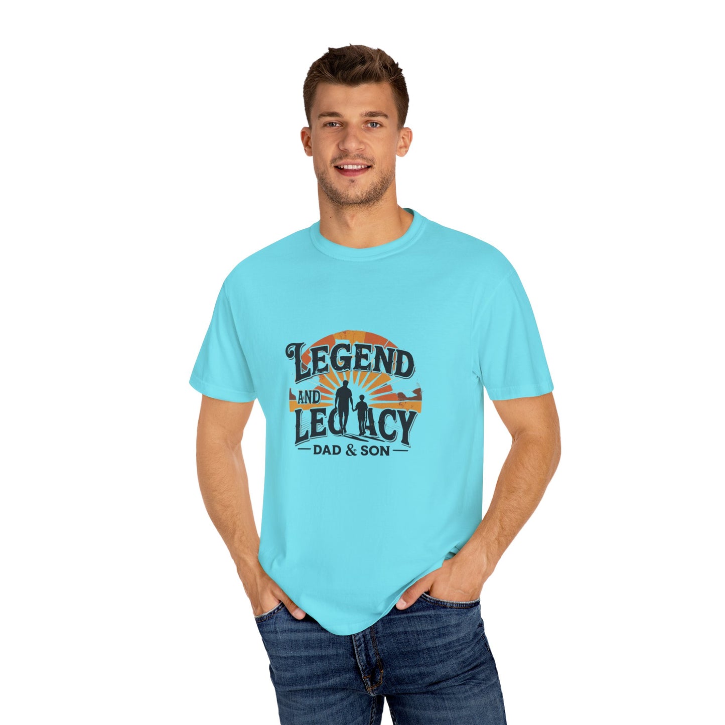 Legend and Legacy Dad & Son T-Shirt - Unisex Gift for Father’s Day, Family Bonding, Nostalgic Apparel, Casual Wear