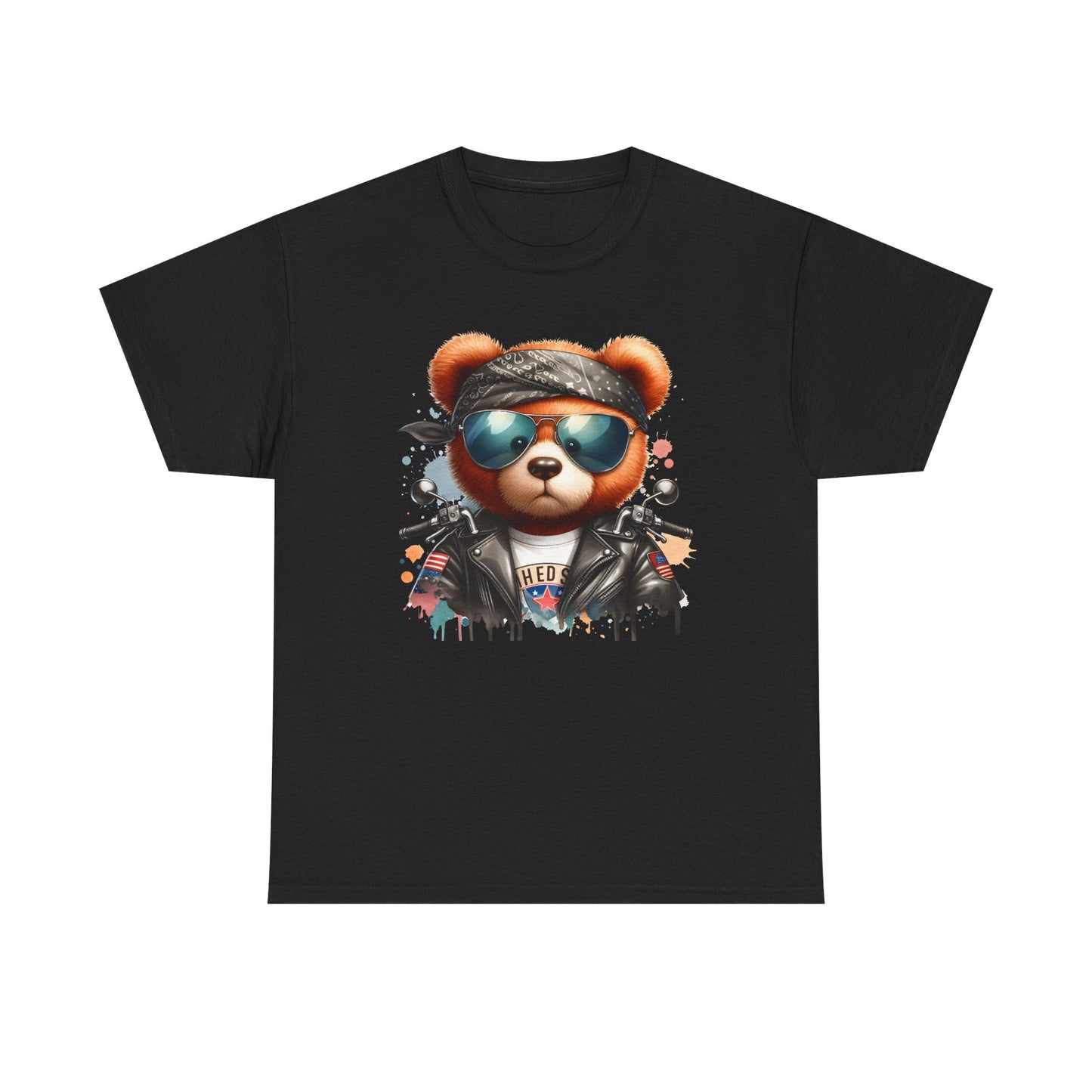Cool Teddy Graphic Tee | Unisex Heavy Cotton Tee | Trendy, Casual Wear, Gift for Friends, Music Festivals, Summer Vibes
