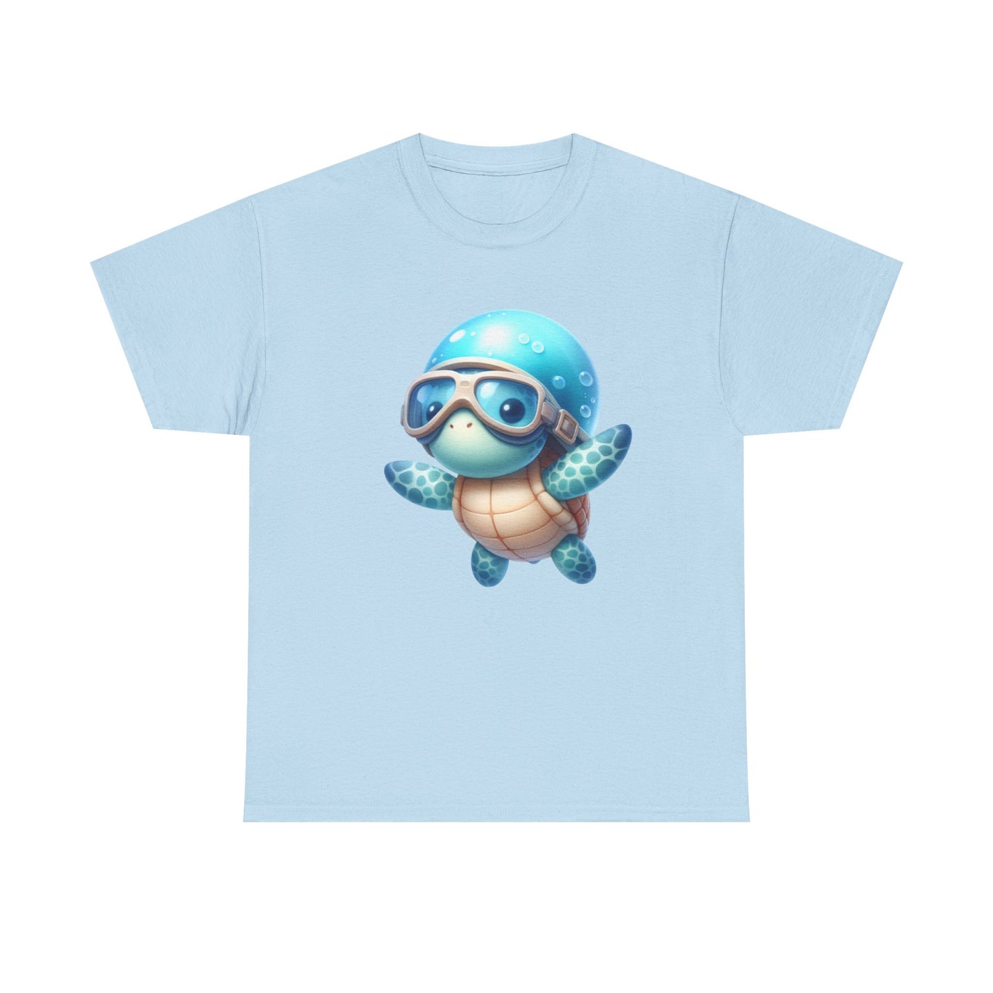 Cute Turtle Adventure Tee, Animal Lover Shirt, Beach Picnic Outfit, Fun Gift for Kids, Eco-Friendly Fashion, Summer Casual Wear
