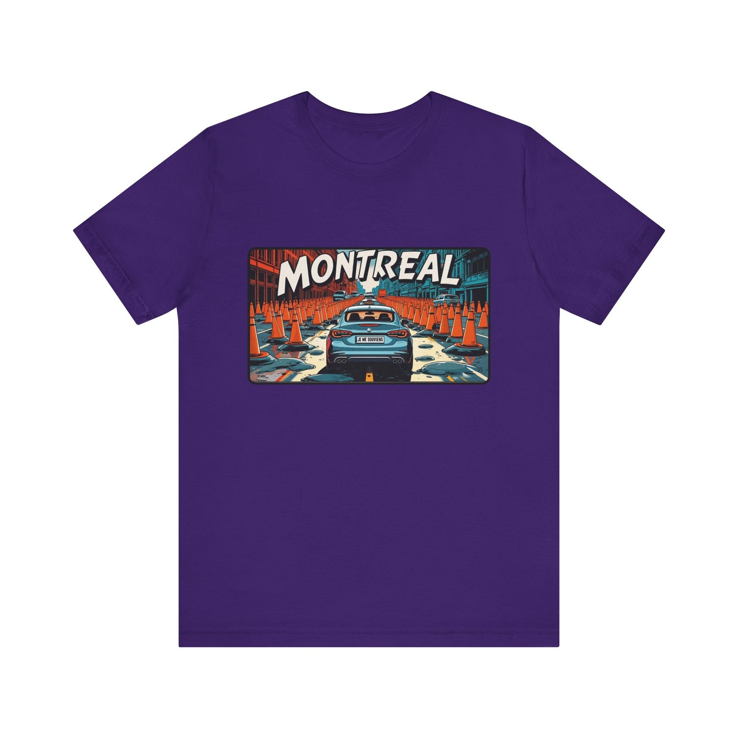 Montreal Graphic Tee - Unisex Jersey T-Shirt for Travelers, City Lovers, Travel Gifts, Streetwear, Montreal Souvenir