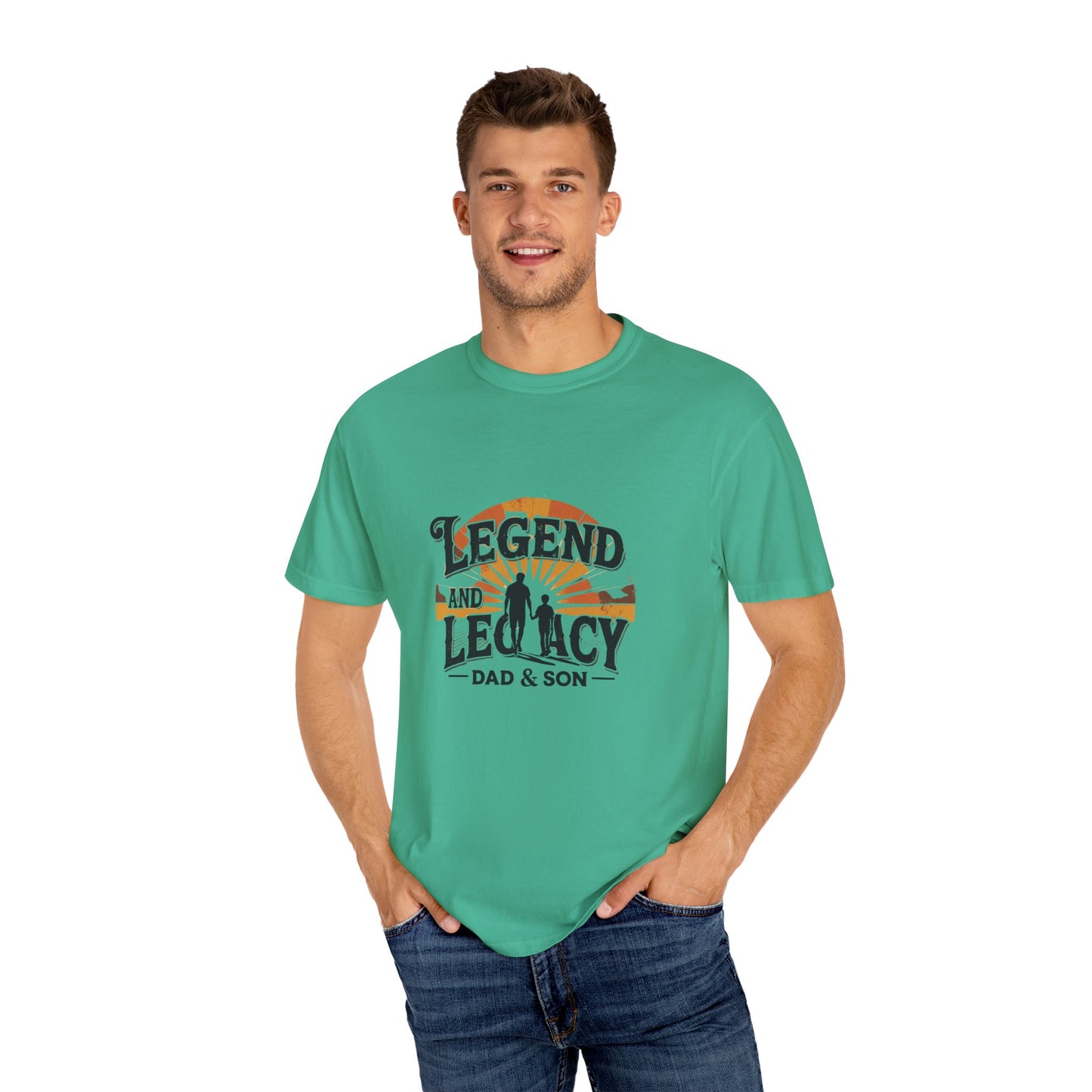 Legend and Legacy Dad & Son T-Shirt - Unisex Gift for Father’s Day, Family Bonding, Nostalgic Apparel, Casual Wear