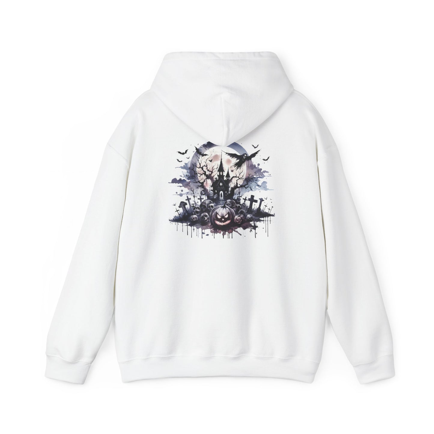 Spooky Halloween Hoodie, personalized Unisex Sweatshirt, Cozy Fall Apparel, Perfect for Trick or Treating, Seasonal Gift, Ghostly Design