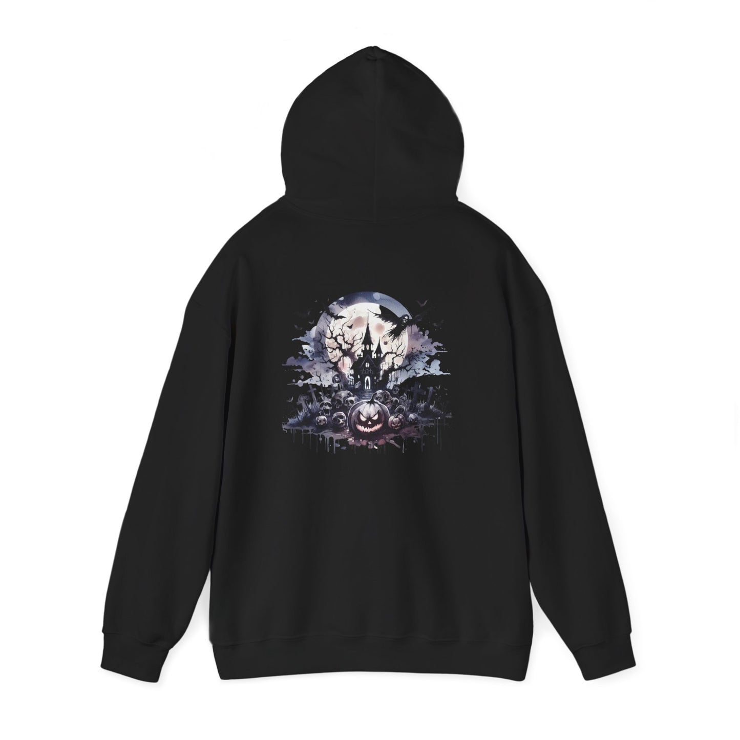 Spooky Halloween Hoodie, personalized Unisex Sweatshirt, Cozy Fall Apparel, Perfect for Trick or Treating, Seasonal Gift, Ghostly Design