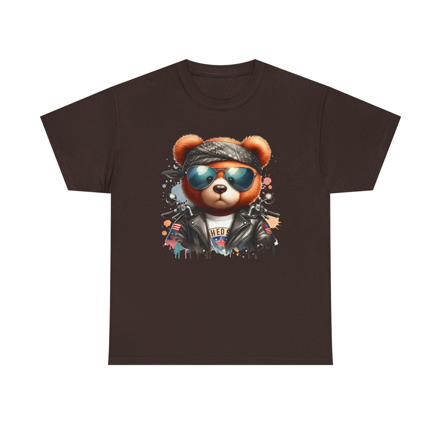 Cool Teddy Graphic Tee | Unisex Heavy Cotton Tee | Trendy, Casual Wear, Gift for Friends, Music Festivals, Summer Vibes