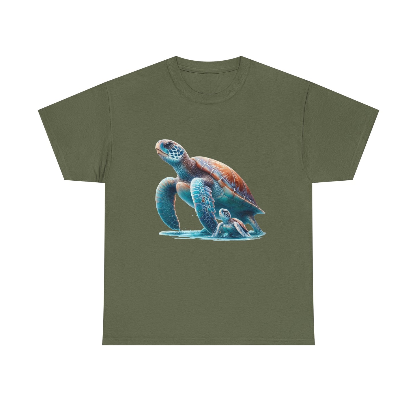 Turtle Adventure Unisex Tee | Ocean-Inspired Cotton Shirt, Nature Lover Gift, Beach Day Outfit, Cute Animal Tee, Eco-Friendly Fashion
