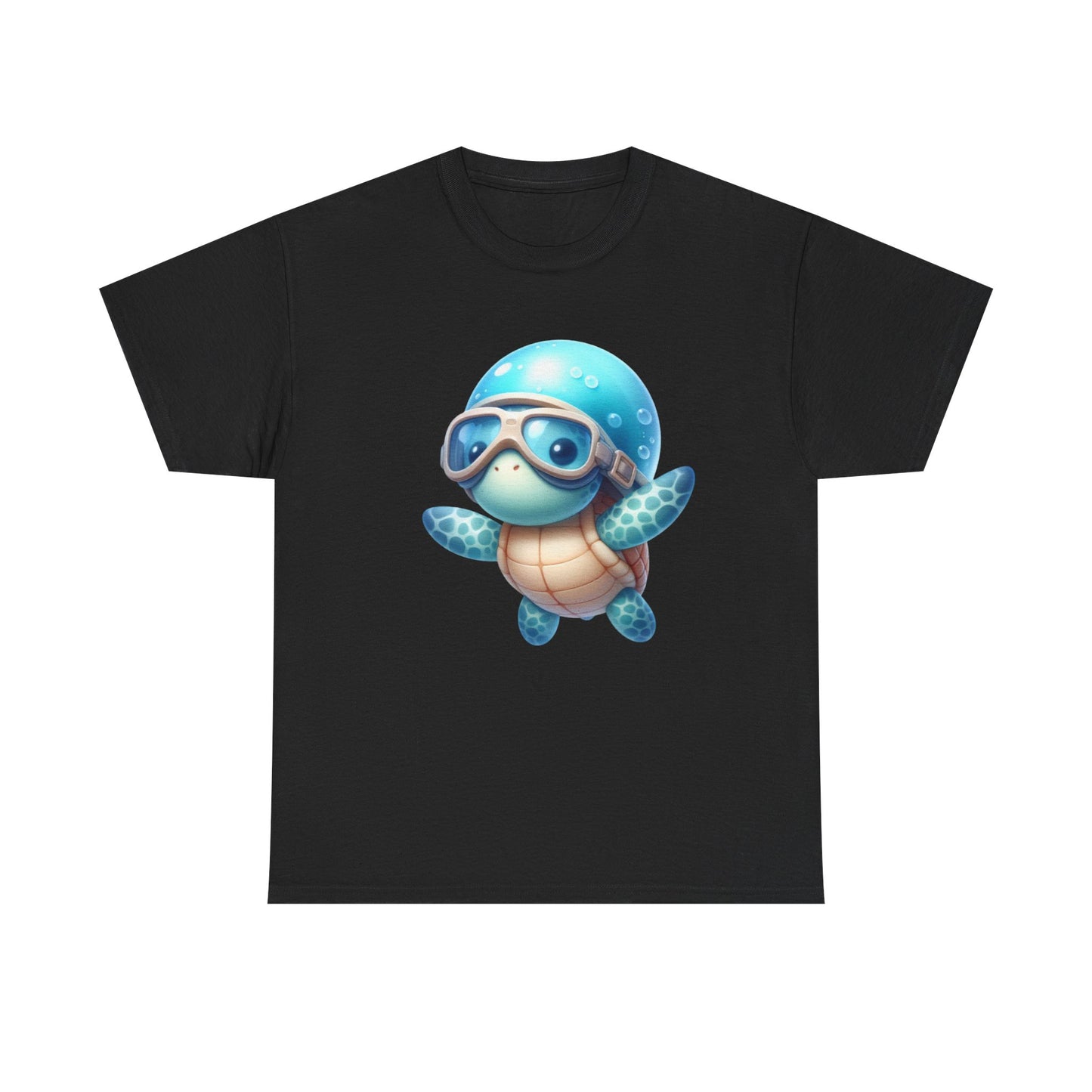 Cute Turtle Adventure Tee, Animal Lover Shirt, Beach Picnic Outfit, Fun Gift for Kids, Eco-Friendly Fashion, Summer Casual Wear