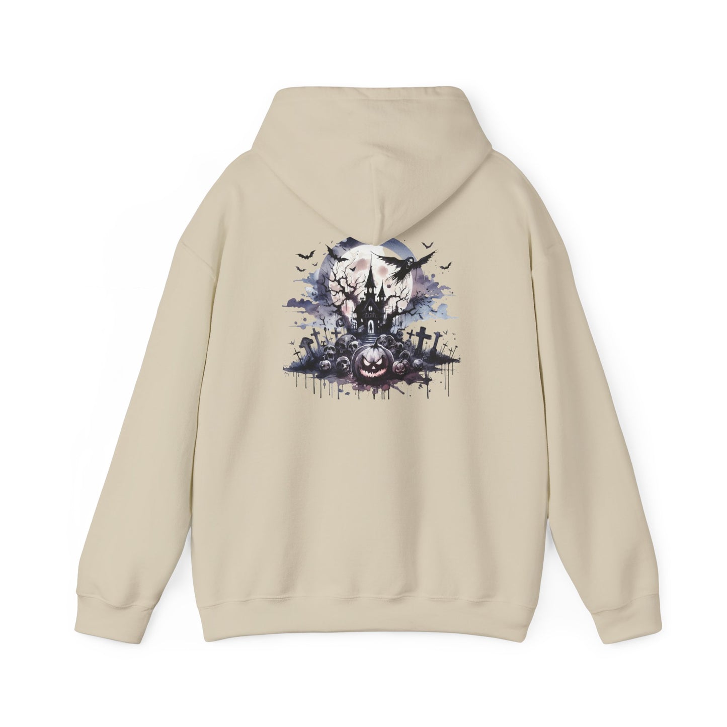 Spooky Halloween Hoodie, personalized Unisex Sweatshirt, Cozy Fall Apparel, Perfect for Trick or Treating, Seasonal Gift, Ghostly Design