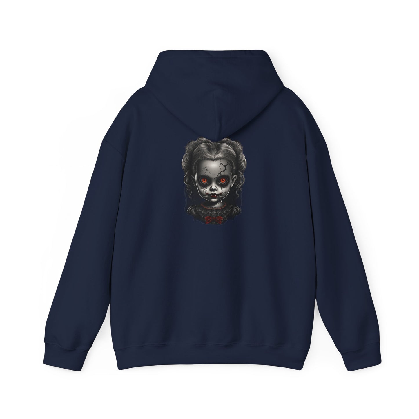 Spooky Horror personalized Unisex Hooded Sweatshirt, Graphic Hoodie, Halloween Apparel, Dark Fantasy, Unique Gift for Horror Lovers