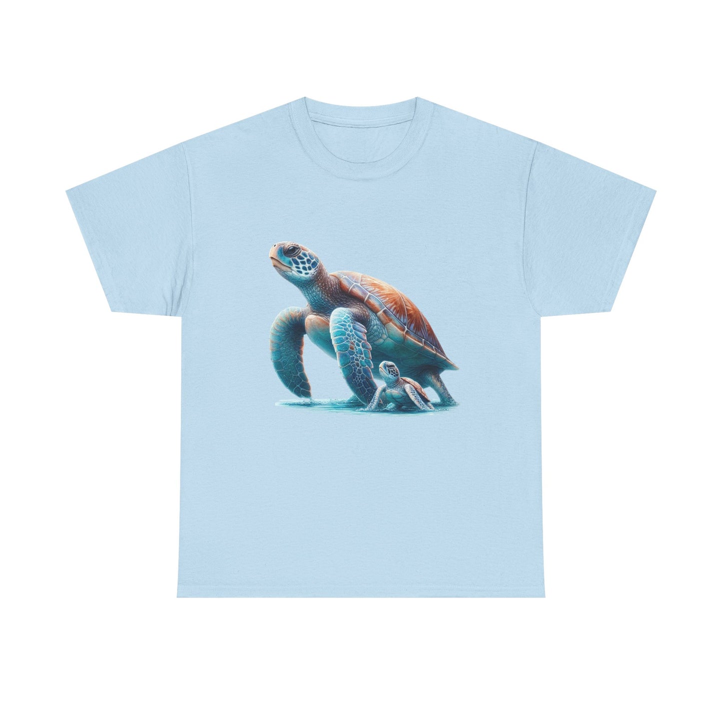 Turtle Adventure Unisex Tee | Ocean-Inspired Cotton Shirt, Nature Lover Gift, Beach Day Outfit, Cute Animal Tee, Eco-Friendly Fashion