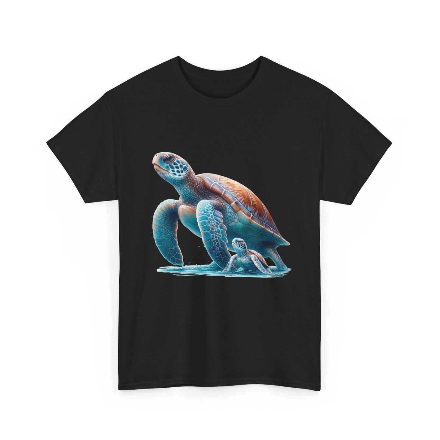 Turtle Adventure Unisex Tee | Ocean-Inspired Cotton Shirt, Nature Lover Gift, Beach Day Outfit, Cute Animal Tee, Eco-Friendly Fashion