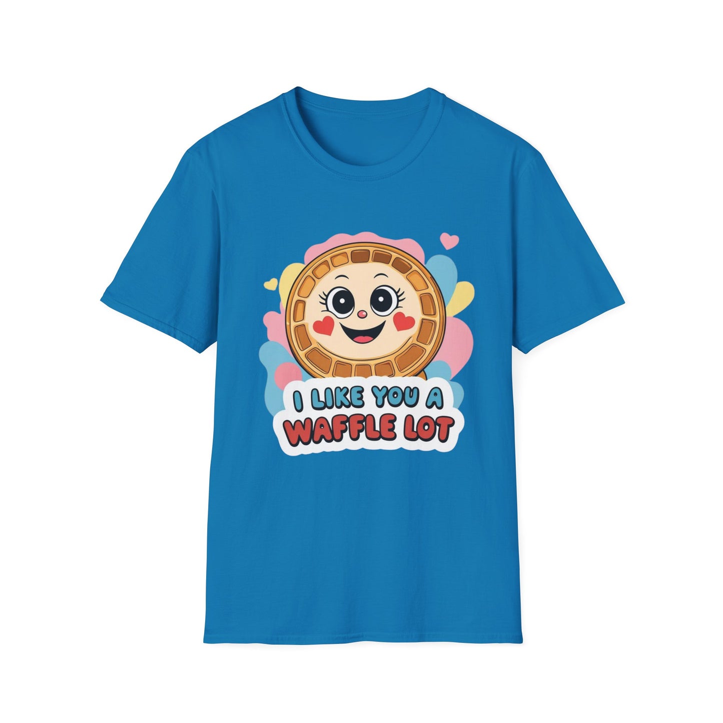 I Like You A Waffle Lot Funny Unisex T-Shirt – Cute Breakfast Pun Tee for Waffle Lovers
