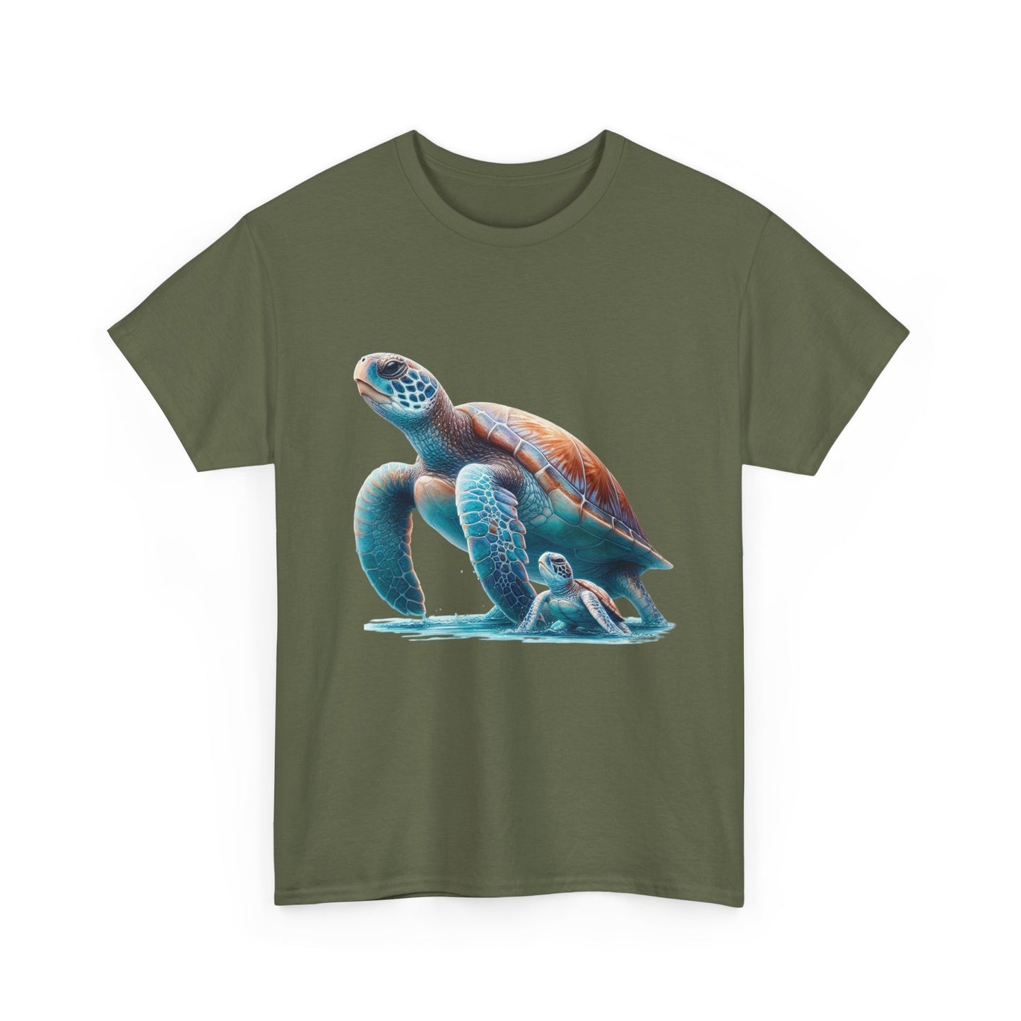 Turtle Adventure Unisex Tee | Ocean-Inspired Cotton Shirt, Nature Lover Gift, Beach Day Outfit, Cute Animal Tee, Eco-Friendly Fashion