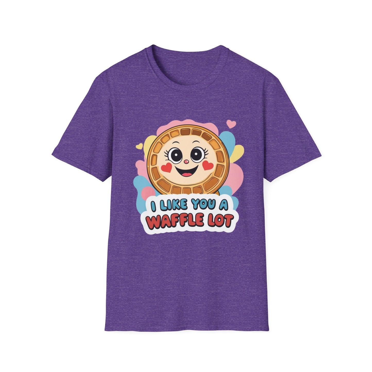 I Like You A Waffle Lot Funny Unisex T-Shirt – Cute Breakfast Pun Tee for Waffle Lovers