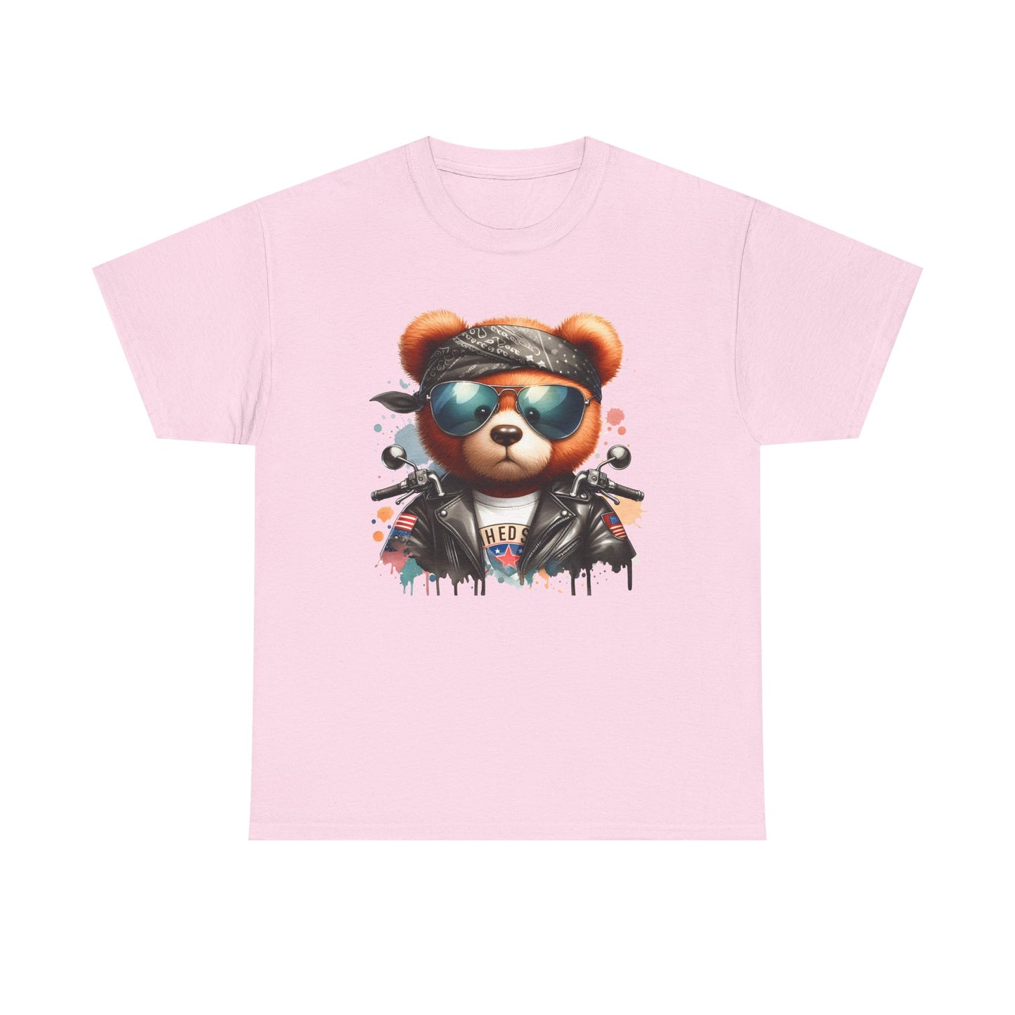Cool Teddy Graphic Tee | Unisex Heavy Cotton Tee | Trendy, Casual Wear, Gift for Friends, Music Festivals, Summer Vibes